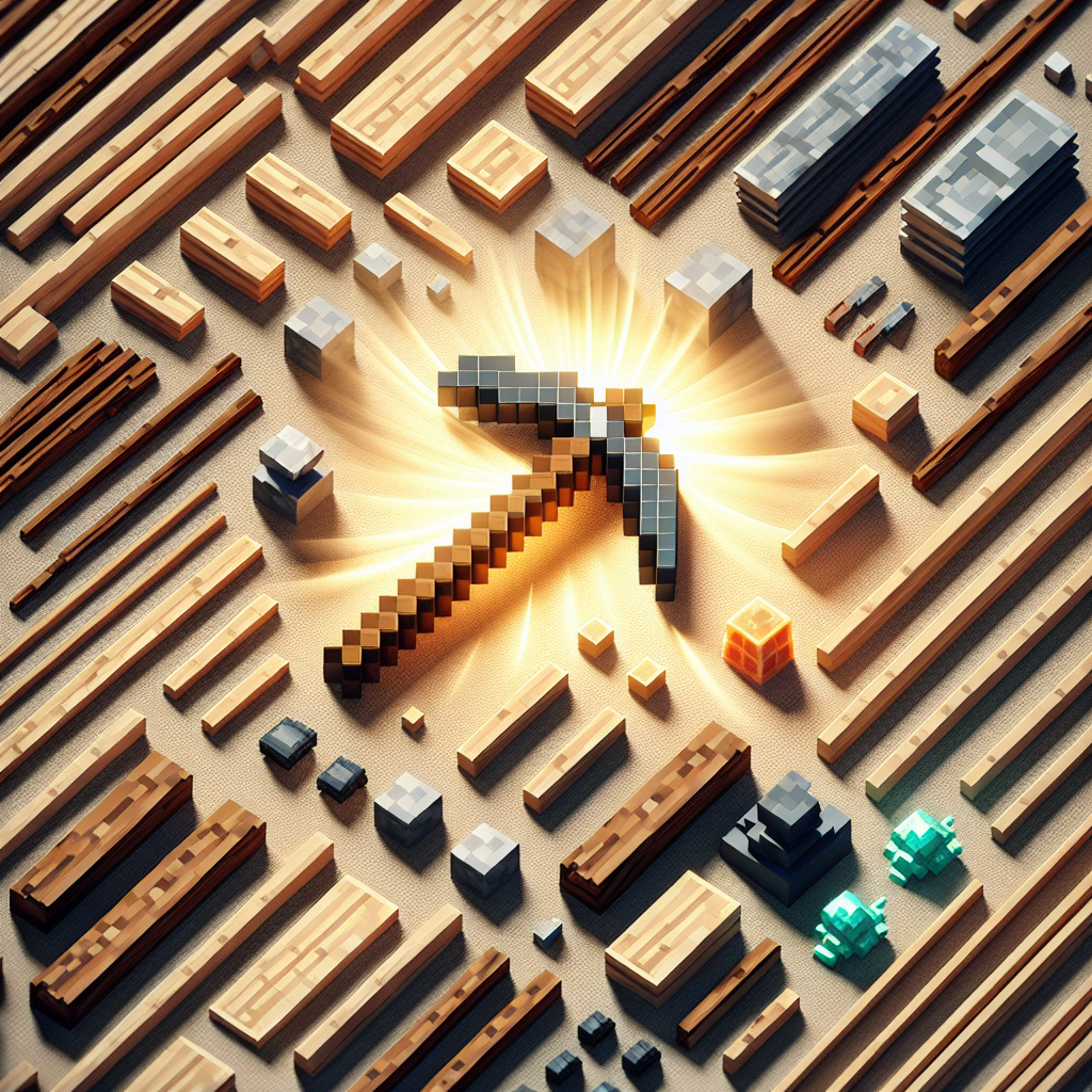 The Ultimate Guide to Crafting and Using a Pickaxe in Minecraft